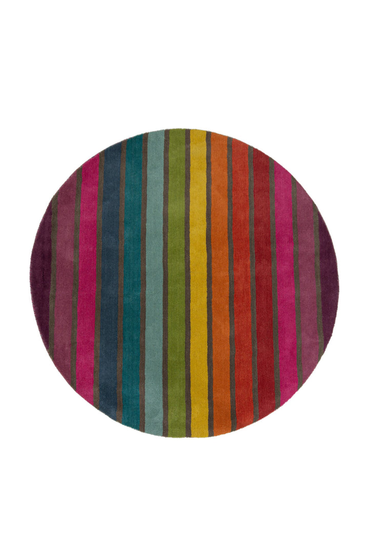 Tapis Candy en laine rond