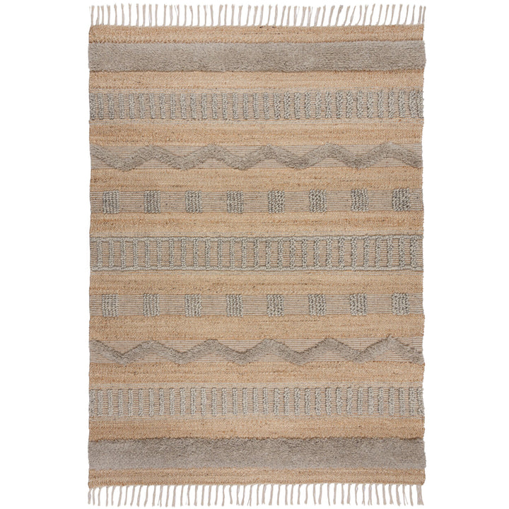 tapis medina en jute gris sur fond blanc#couleur_gris