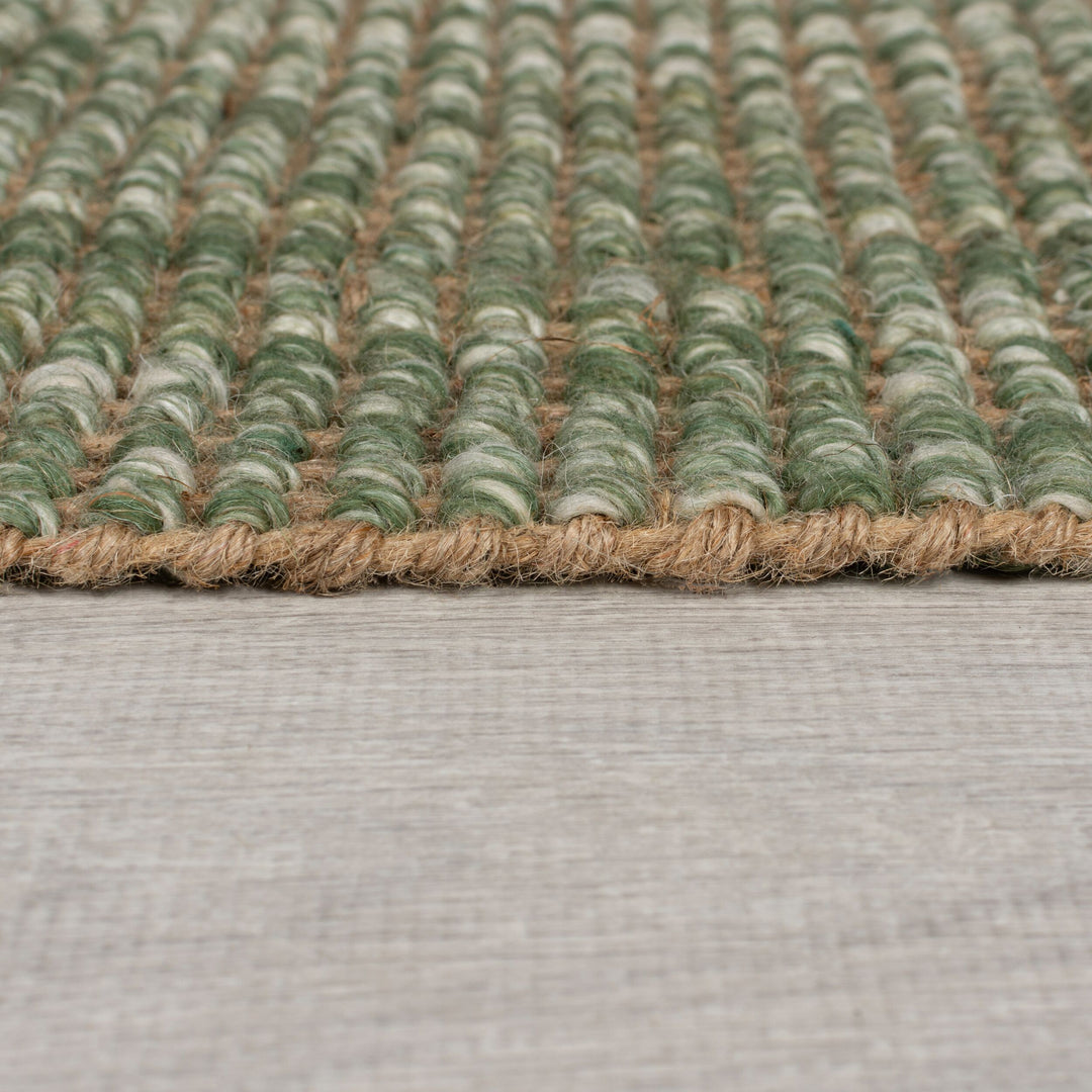 tapis ombre vert detail de la bordure#couleur_vert