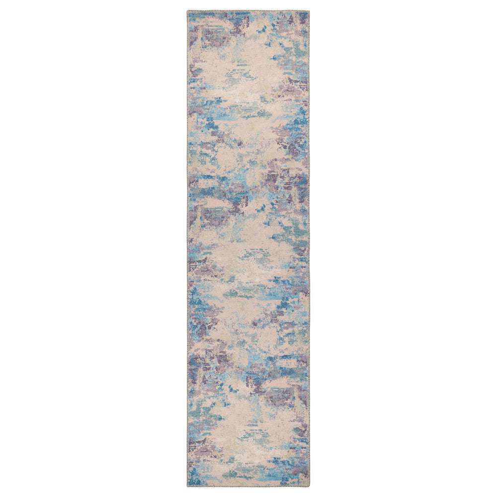 tapis de couloir lavable en machine sur fond blanc