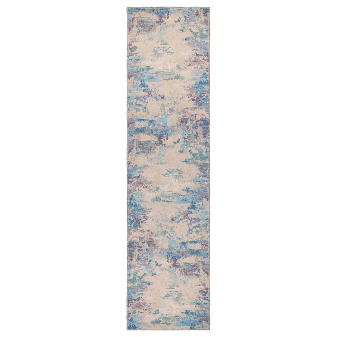 tapis de couloir lavable en machine sur fond blanc