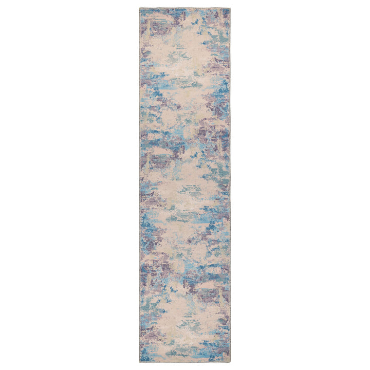 tapis de couloir lavable en machine sur fond blanc