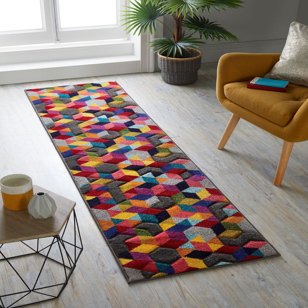 tapis de couloir de la marque flair multicolore