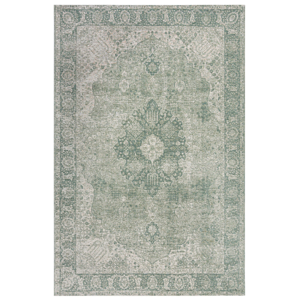 tapis vintage vert sur fond blanc#couleur_vert