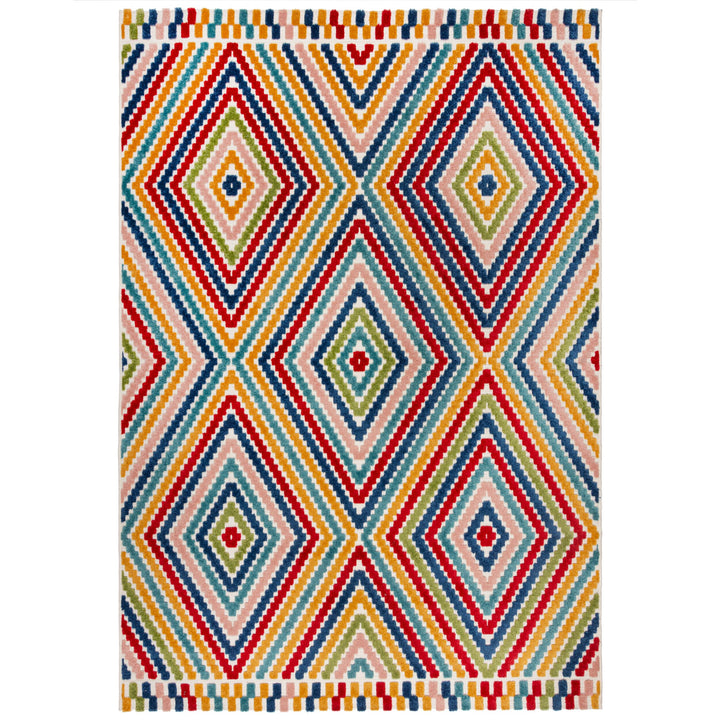 tapis exterieur multicolore en 200x300cm