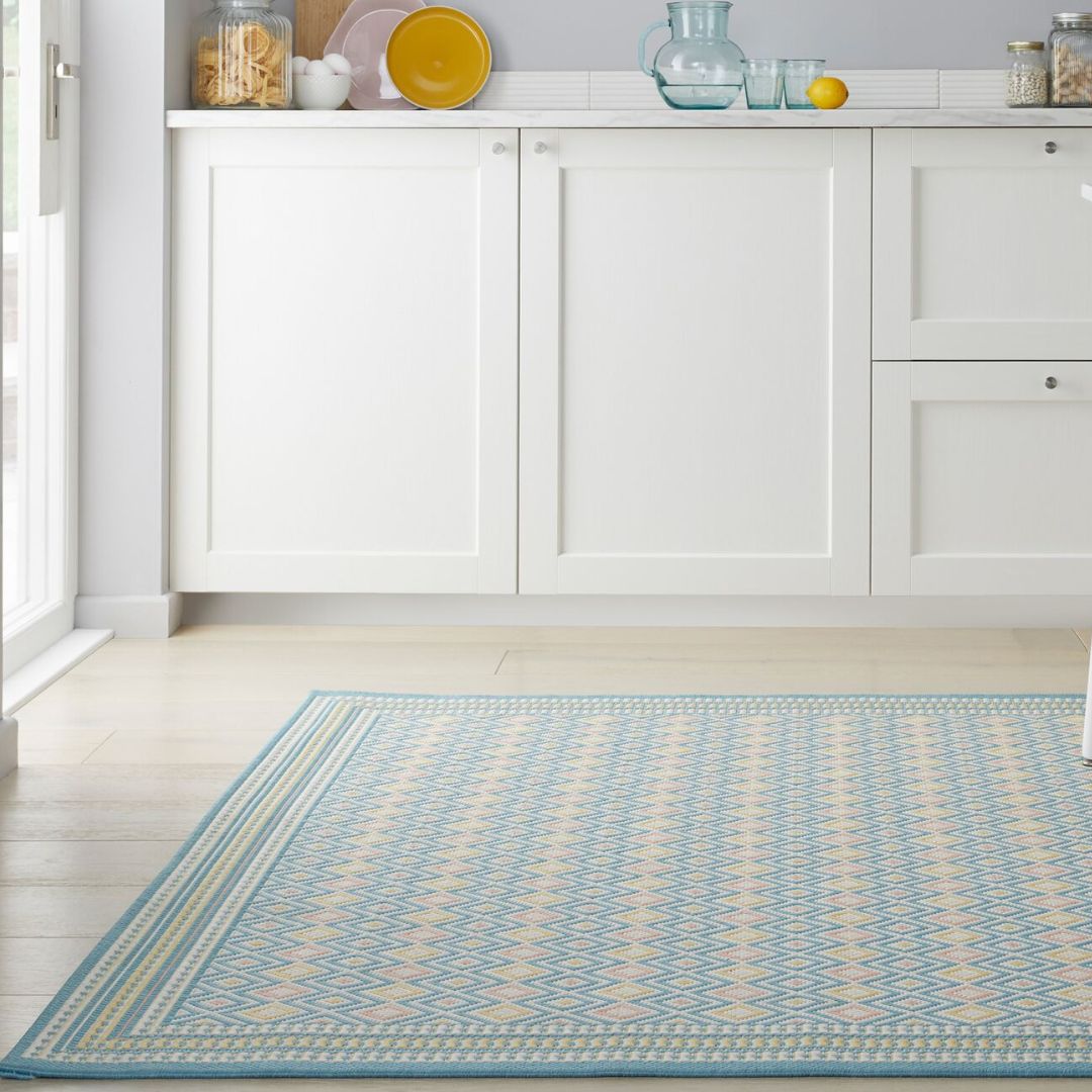 tapis pastel pour cuisine et exterieur