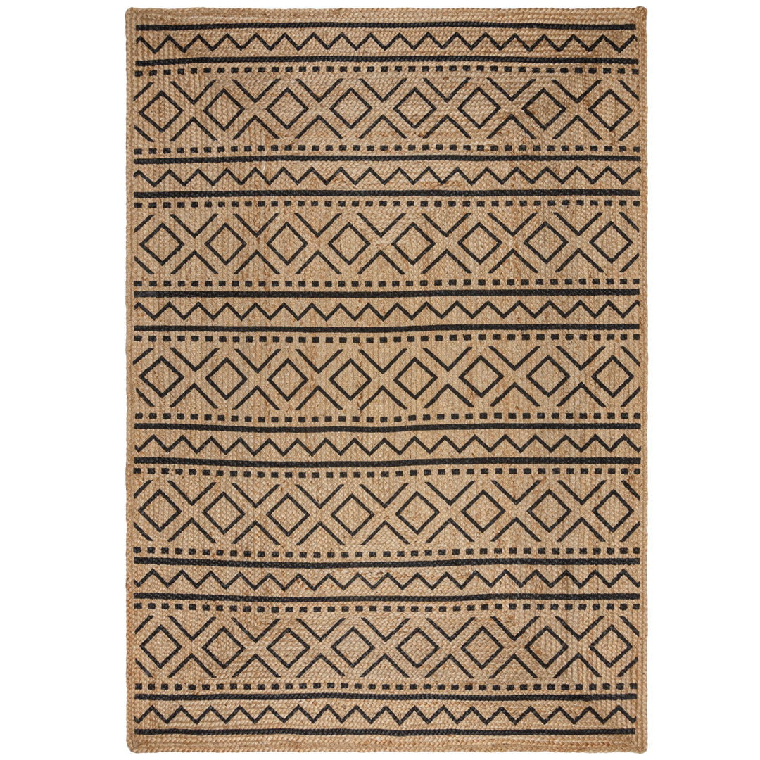 tapis jute original a motif