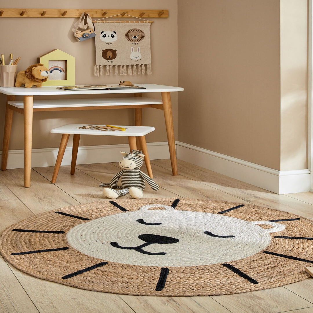 tapis en jute pour la chambre des enfants