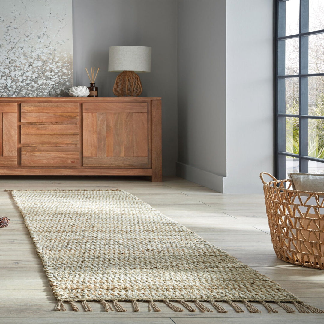 tapis de couloir en jute naturel levi