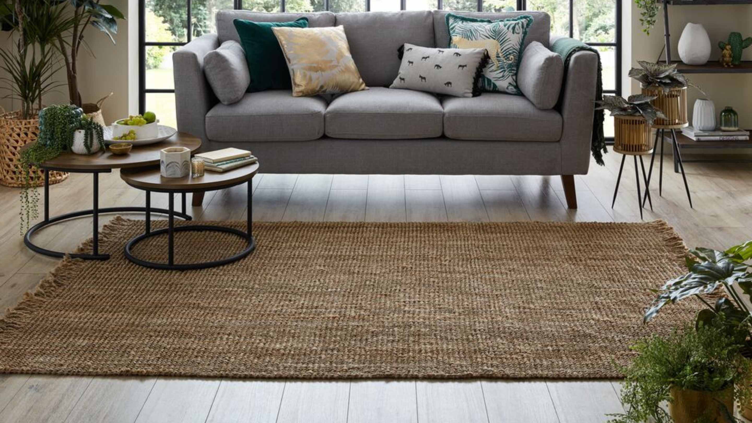 tapis jute naturel