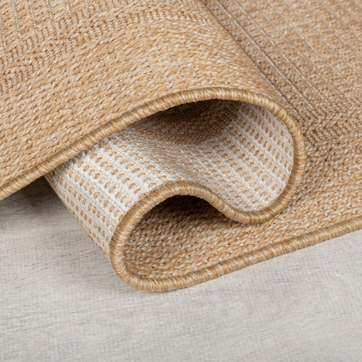 zoom sur le tapis jute pour voir le dessous du tapis#couleur_jute