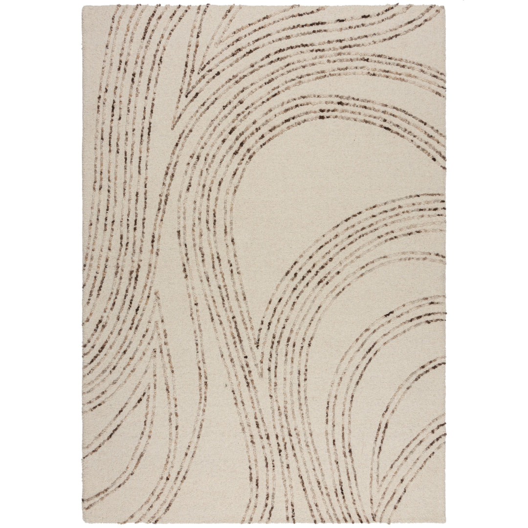 le tapis swirl coloris marron sur fond blanc#couleur_naturel-marron