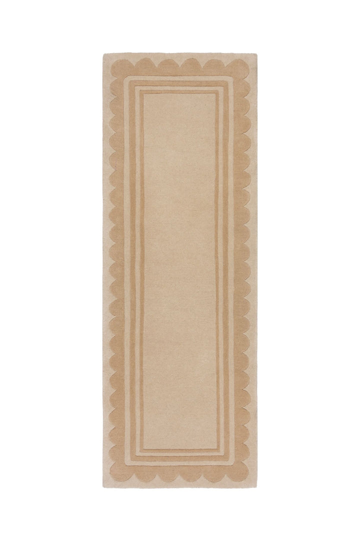 tapis en laine beige de haute qualité lois