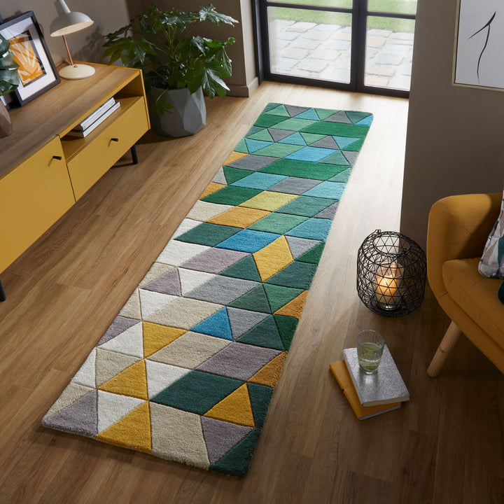 Tapis Prism en laine de couloir