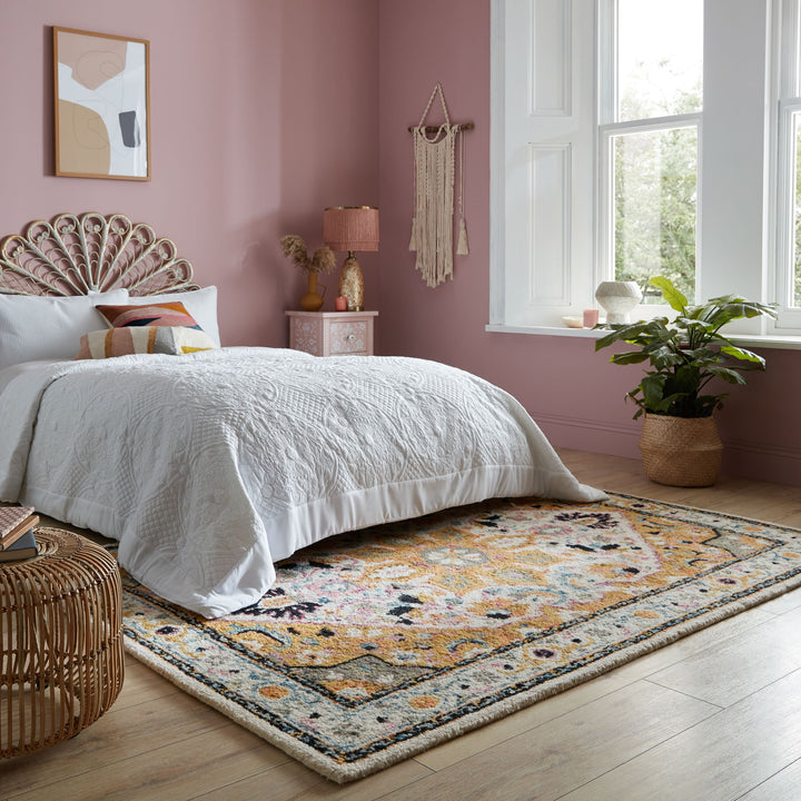 tapis luxueux en laine pour chambre et salon