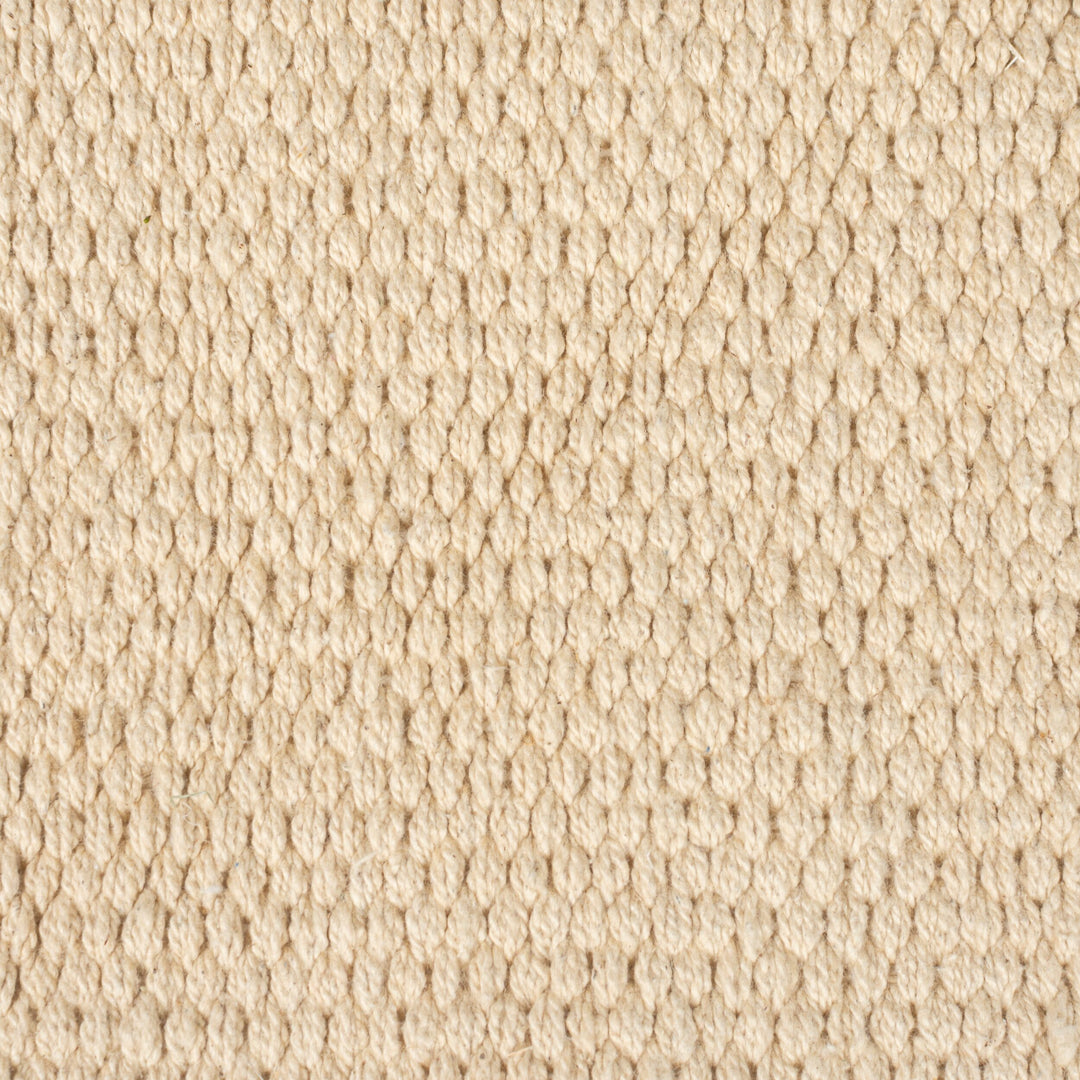 zoom sur la matière du tapis pompom coloris beige#couleur_naturel