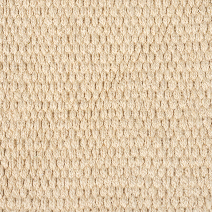 zoom sur la matière du tapis pompom coloris beige#couleur_naturel