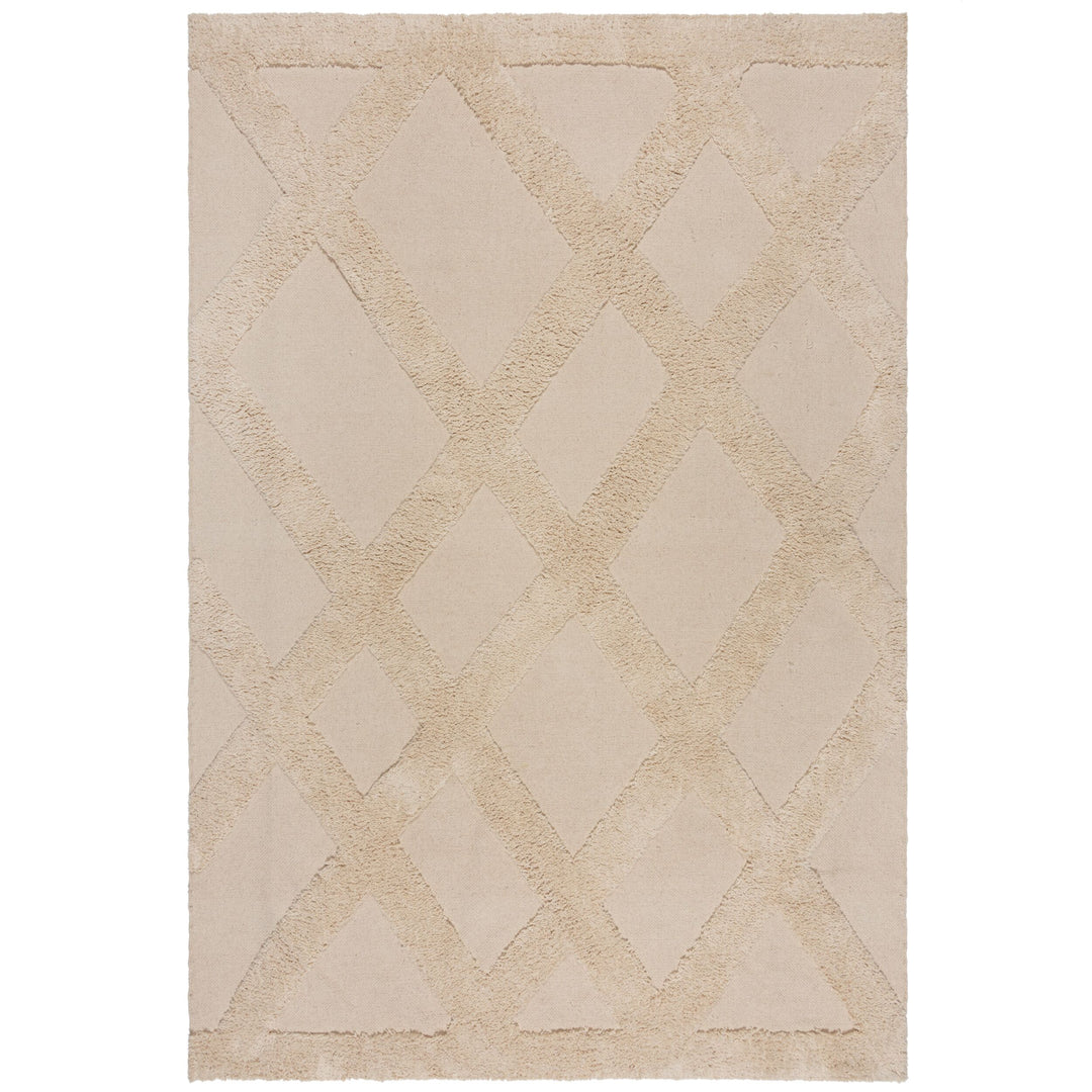 tapis de salon beige de la marque Flair