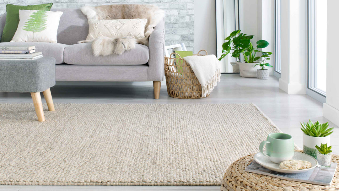 tapis pour salon beige