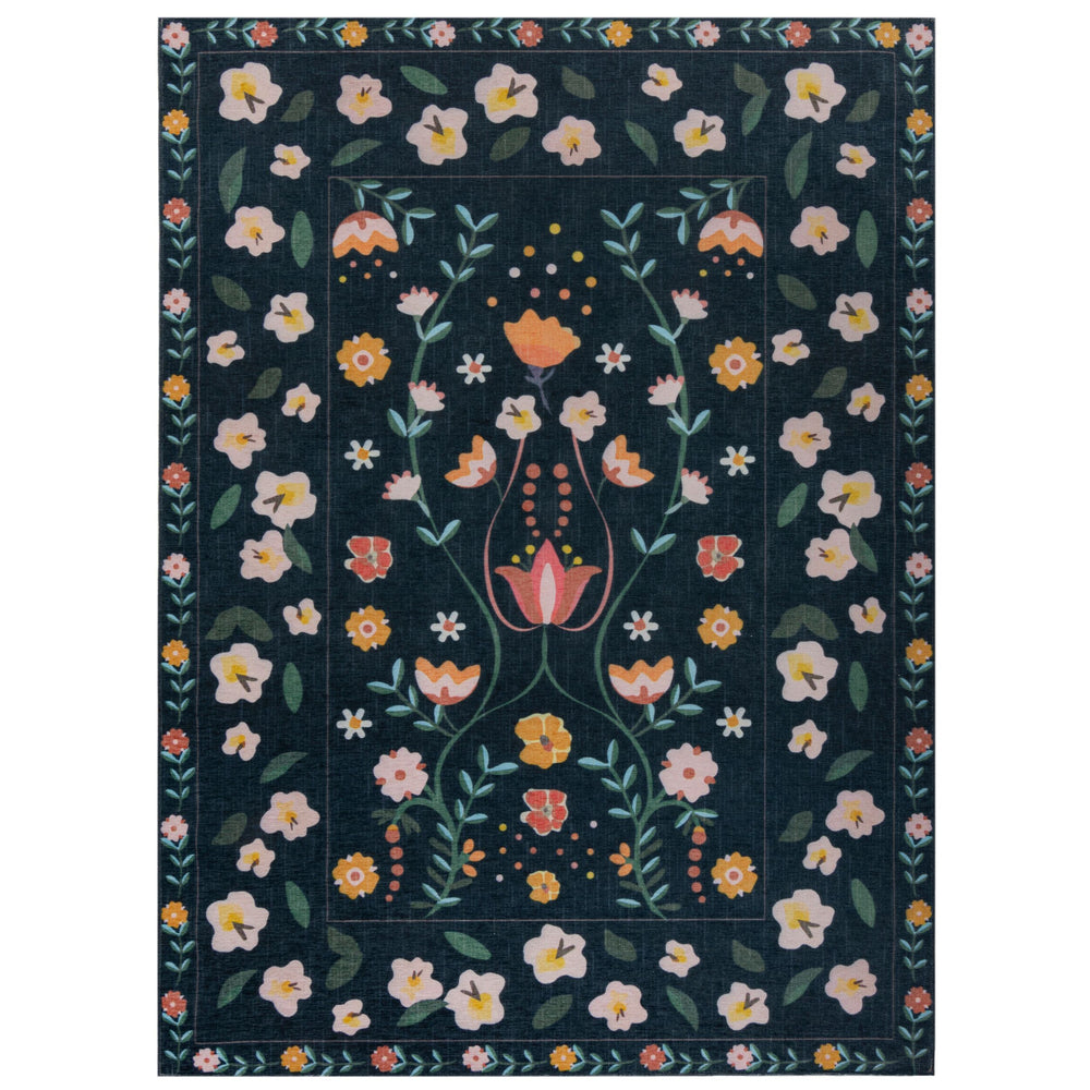 tapis fleurs flair